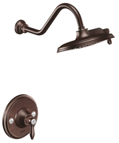 Moen TS32102EPORB Weymouth Posi-Temp Shower Only with Rainshower Showerhead - Oil Rubbed Bronze