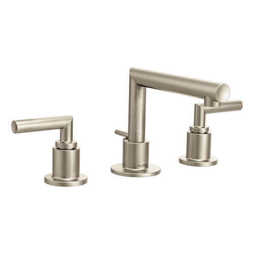 Moen TS43002BN Arris Two Handle Widespread Lavatory Faucet Trim - Brushed Nickel