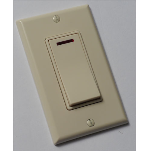 Panasonic FV-WCSW11-A WhisperControl Switch - 1 Function Control On/Off Switch with Pilot Light - Almond