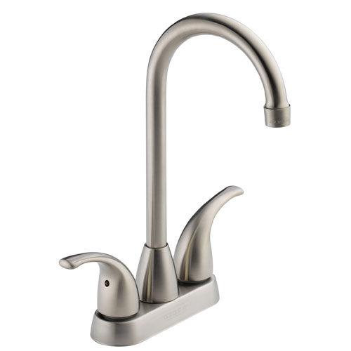 Peerless P288LF-SS Two Handle Contemporary Bar Prep Faucet - Stainless Steel