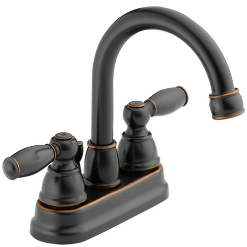 Peerless P299685LF-OB Two Traditional Handle Neo Centerset Lavatory Faucet - Rubbed Bronze