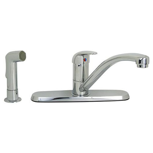 Pfister G134-7000 Swivel Kitchen Faucet with Side Sprayer - Chrome