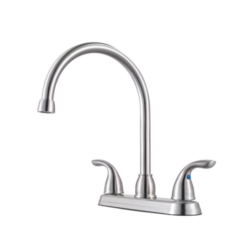Pfister G136-200S Pfirst Series Two Handle Kitchen Faucet - Stainless Steel