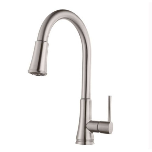 Pfister G529-PF2S Pfirst Single Handle Pull-Down Kitchen Faucet - Stainless Steel
