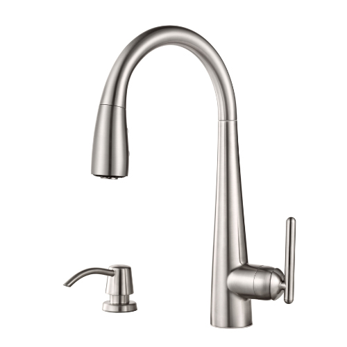 Pfister GT529-SMS Lita Single Handle Pulldown Kitchen Faucet - Stainless Steel