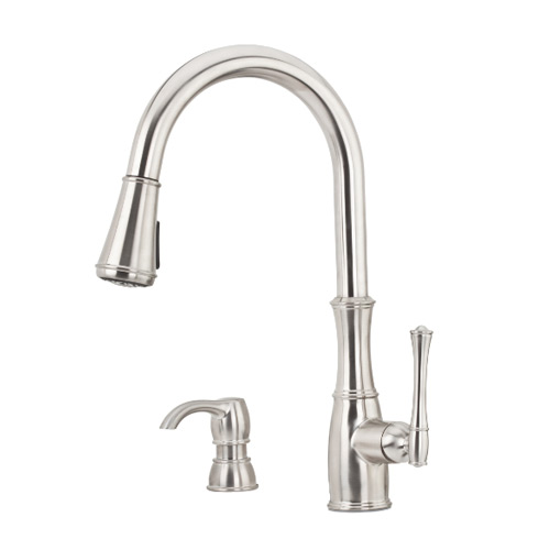 Pfister GT529-WH1S Wheaton Pull-Down Kitchen Faucet - Stainless Steel