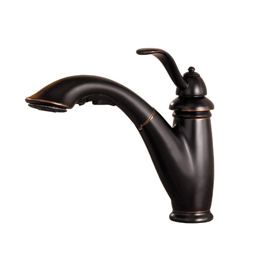 Pfister LG532-7YY Marielle Single Handle Pullout Kitchen Faucet - Tuscan Bronze