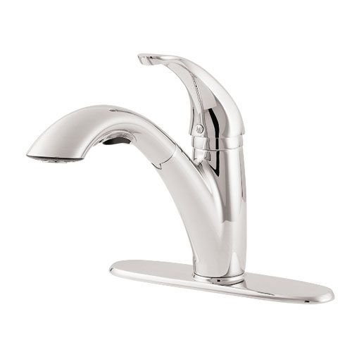 Pfister LG534-7CC Parisa Single Handle Pull-out Kitchen Faucet - Chrome