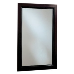 Robern PLW2430BBM PL Series Beaded Wood Framed Cabinet - Mahogany