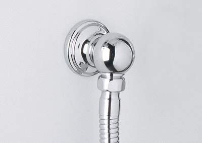 Rohl U.5546EB Perrin & Rowe Wall Outlet for Handshower - English Bronze (Pictured in Chrome)