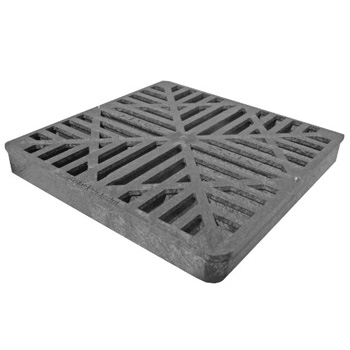 NDS 980G 9-Inch Square Grate - Black