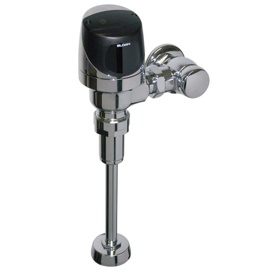Sloan ECOS 8186-0.125 OR 0.125 GPF Chrome Plated Urinal Flushometer Sensor Flush Vale