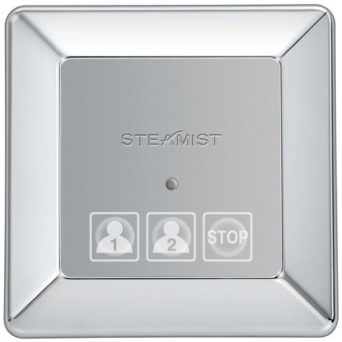 Steamist TSX-220-BB Total Sense On/Off Control - Brushed Bronze (Pictured in Polished Chrome)