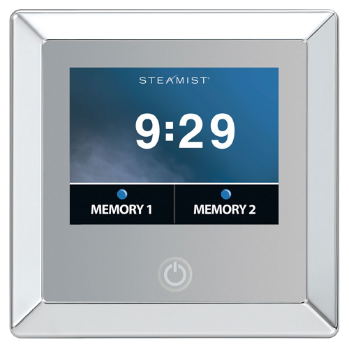Steamist TSC-450-PC Digital Control with Touchscreen Operation and Contemporary Trim - Polished Chrome