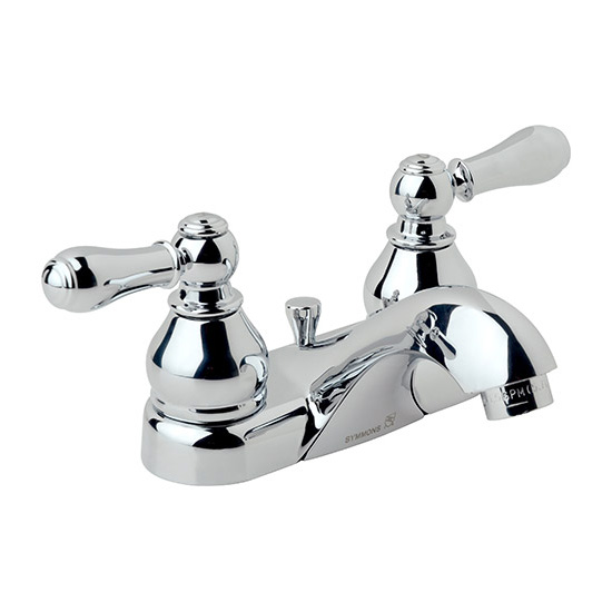 Symmons SLC-4712-1.5 Allura Two Handle Centerset Lavatory Faucet - Chrome