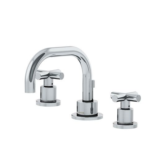 Symmons SLW-3522-H3-1.5 Dia Two Handle Widespread Lavatory Faucet with Cross Handles - Chrome