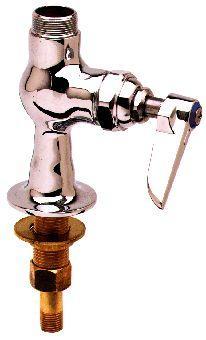 T&S Brass B-0205-LN Swivel Base Faucet, Less Nozzle - Chrome