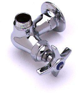 T&S Brass B-0210-LN Swivel Base Faucet, Less Nozzle - Chrome