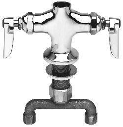 T&S Brass B-0300-LN Rigid Base Faucet, Less Nozzle - Chrome