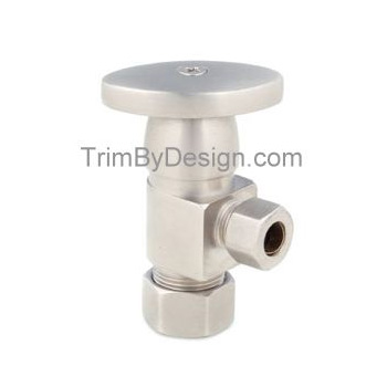 Trim By Design TBD503CQT.20 1/4-Turn Angle Stop Valve - Stainless Steel