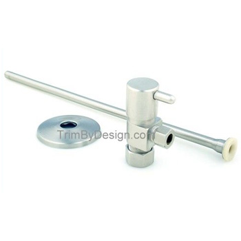 Trim By Design TBD541QTL.14 Toilet Supply Kit with 1/4-Turn Angle Stop with Lever Handle - Oil Rubbed Bronze