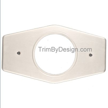 Trim By Design TBD825.17 1-Hole Remodeling Plate - Brushed Nickel