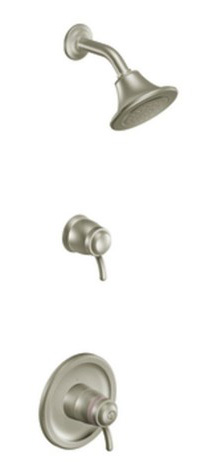 Moen TS9115BN Icon ExactTemp Thermostatic Shower Trim Only - Brushed Nickel