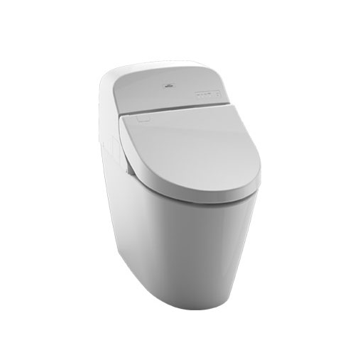 Toto MS920CEMFG#01 Washlet G400 Bidet Seat with Integrated Dual Flush 1.28 or 0.9 GPF Toilet with Premist - Cotton White
