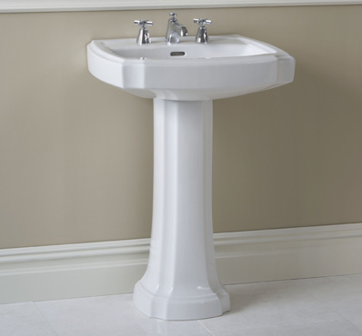 Toto LPT970.8-01 Guinevere Pedestal Lavatory Sink with 8