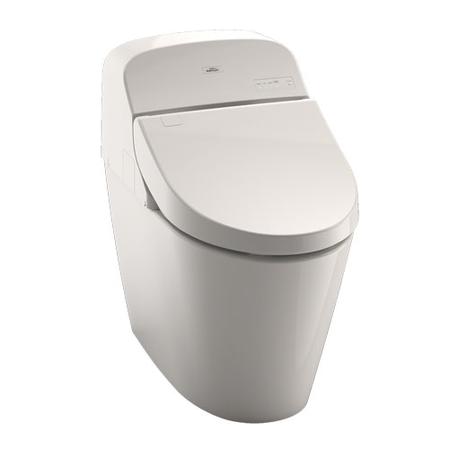 Toto MS920CEMFG#12 Washlet G400 Bidet Seat with Integrated Dual Flush 1.28 or 0.9 GPF Toilet with Premist - Sedona Beige