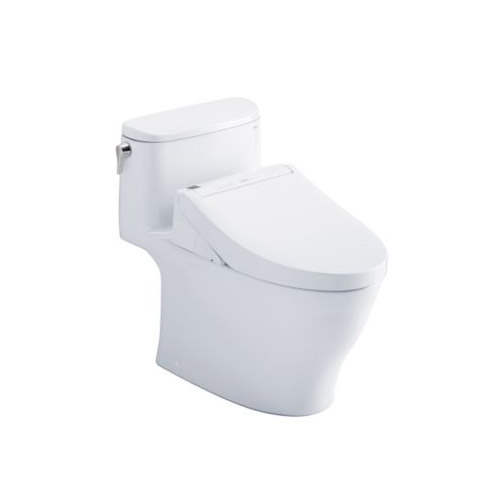 Toto MW6423084CEFG#01 Nexus Washlet+ C5 One-Piece Elongated 1.28 GPF Toilet - Cotton White