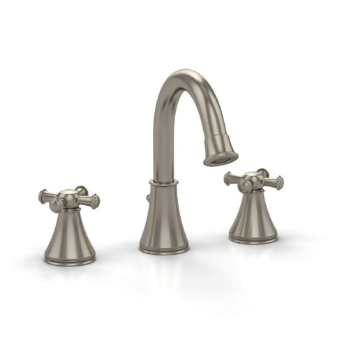 Toto TL220DDH#BN Vivian Alta Lavatory Faucet with Cross Handles - Brushed Nickel