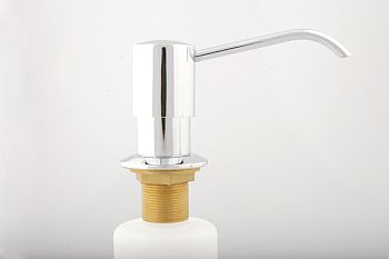Trim By Design TBD131.17 Heavy-Duty Soap & Lotion Dispenser - Brushed Nickel (Pictured in Polished Chrome)