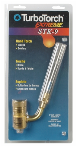 TurboTorch STK-9 Hand Torch for use with LP or MAPP gas for soldering