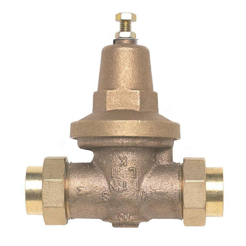 Wilkins 70XLDUC 3/4 in Water Pressure Reducing Valve with Double Union Female Copper Sweat - Lead Free