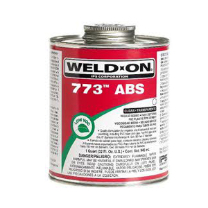 IPS Weld-On 10245 1/2 Pint Black 773 ABS Medium Bodied Cement