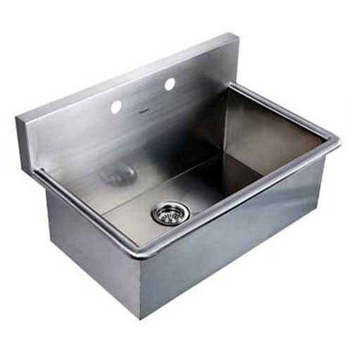 Whitehaus WHNC3120 Noah's Collection Drop-In Laundry-Scrub Sink - Stainless Steel