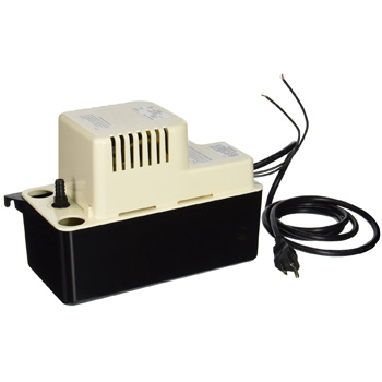 Little Giant VCMA-15ULS 554405 VCMA Series Automatic Condensate Removal Pump (115 volts), 1/50 horsepower