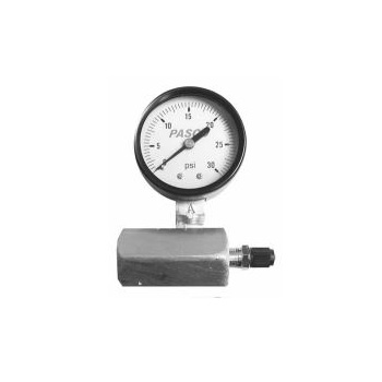 Pasco 1420 0-60 PSI Air Test Gauge Assembly