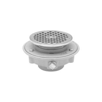Zurn FD-2321-NH2 Low Profile Adjustable Finished Area Floor Drain with Square Top 2