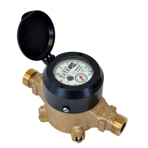 Zenner PPD02US-XPPB 5/8 in x 3/4 in Displacement Type Magnetic Drive Cold Water Meter