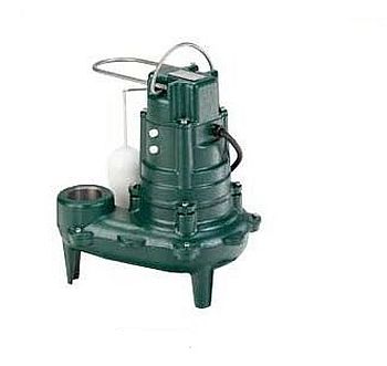 Zoeller 267-0020 M267 Submersible Sewage and Effluent Pump, 1/2 HP, 1 PH, 50' Cord, Automatic