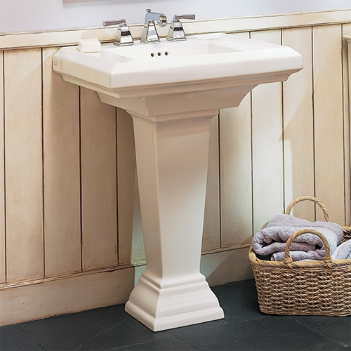 American Standard 0031.000.222 Town Square Pedestal Basin Only - Linen