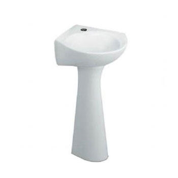 American Standard 0611.100.020 Cornice Complete Pedestal Sink - White