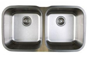 Blanco 441020 Stellar Equal Double Bowl Undermount Kitchen Sink - Stainless Steel