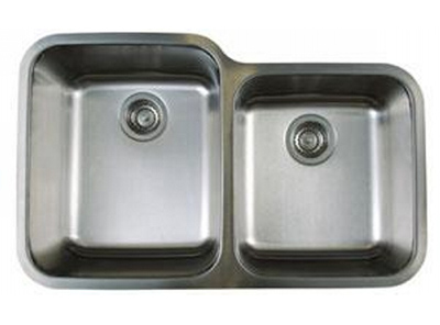 Blanco 441023 1-3/4 Stellar Dual Bowl Kitchen Sink - Stainless Steel