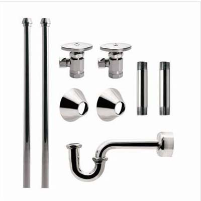 Brasstech 4777/10B Total Solutions Faucet Connection Kit - Oil Rubbed Bronze (Pictured in Polished Nickel)