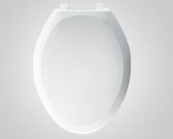 Bemis Seats 1200SLOWT 305 Elongated Closed Front With Cover Plastic Toilet Seat - Honeydew (Picture shown in White)