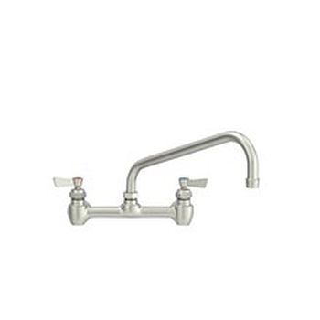 Fisher 53139 Adjustable Wall Mount Faucet with 12 inch  Swing Spout - Stainless Steel