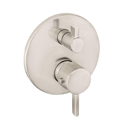 Hansgrohe 04230820 S Thermostatic Trim w/Volume Control - Brushed Nickel